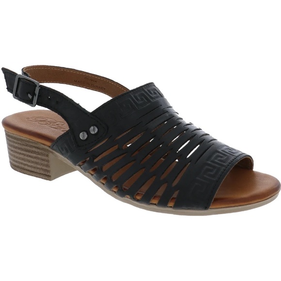 Brand new size 39 (US 8-8.5) Biza Olivia sandals. Soft genuine black leather. - Picture 3 of 11